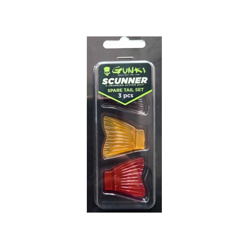 Queue De Rechange Gunki Scunner 175S Twin-Spare Tail Set - Par 3