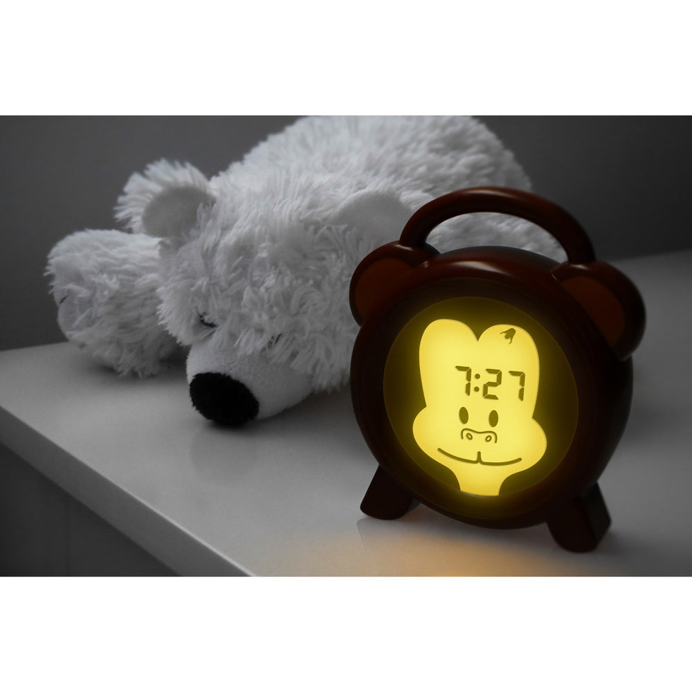 Køb Alecto Søvntræner Ur med Lampe & Alarm - Monkey