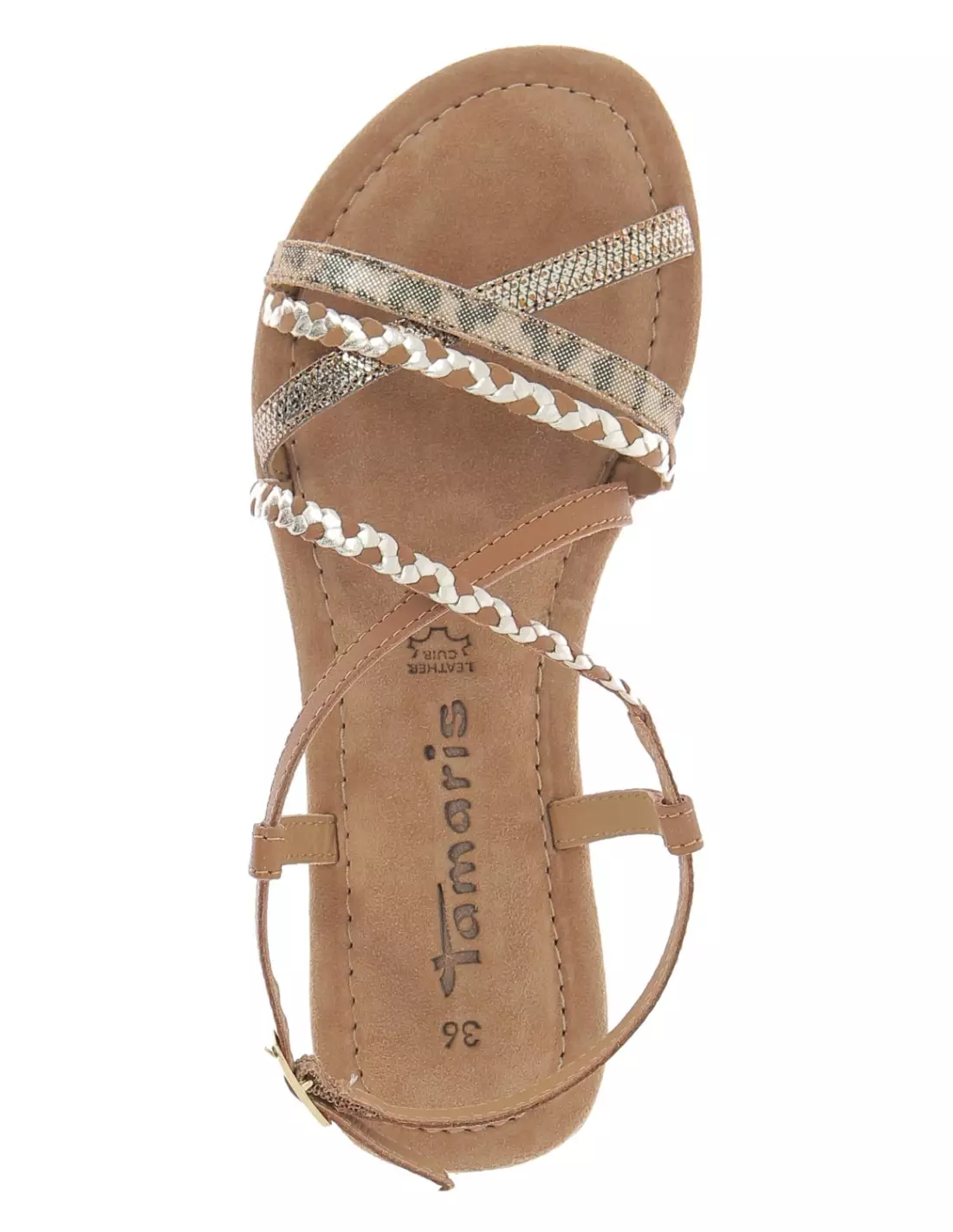 TAMARIS 28139 42 392 - Sandales & nu-pieds Cognaccomb