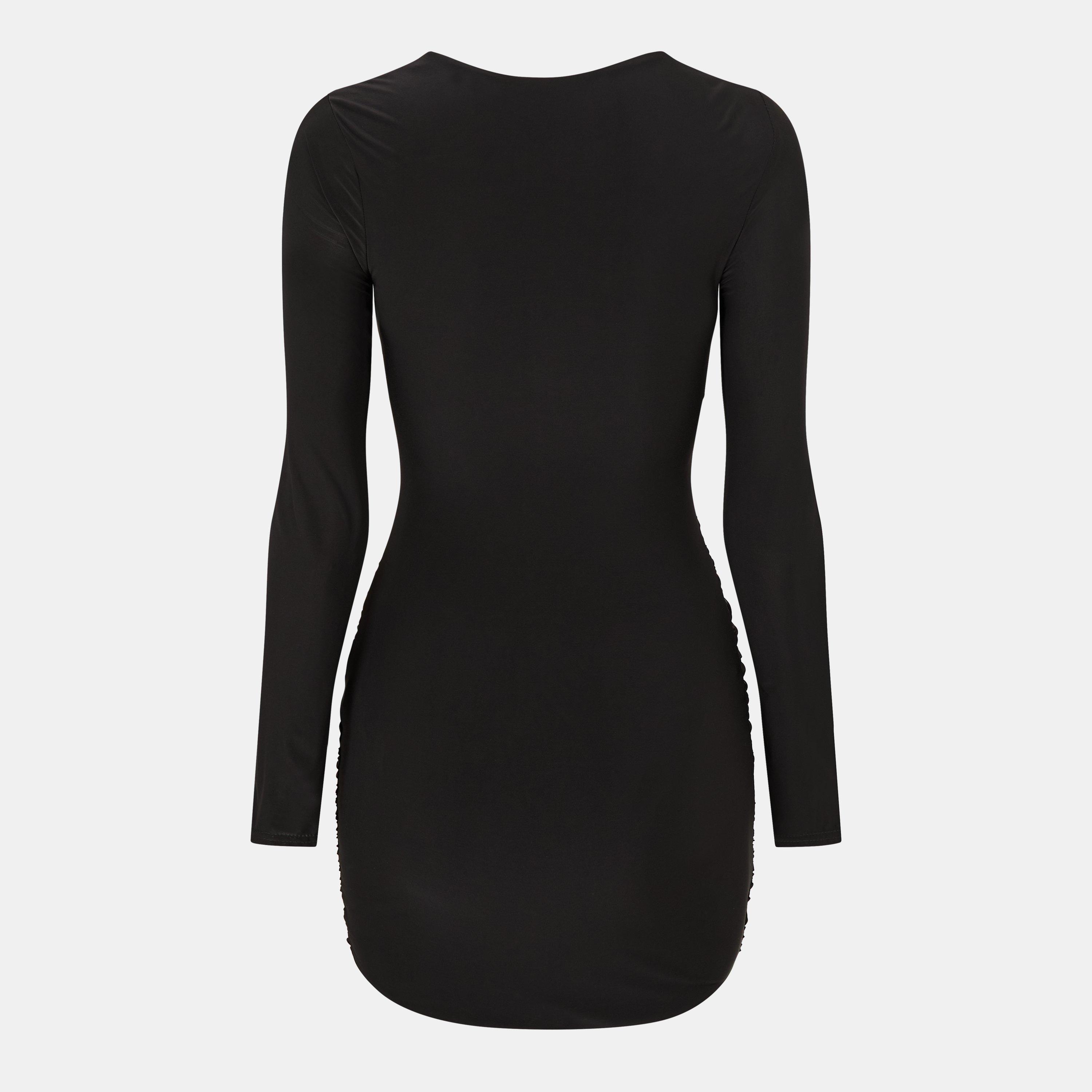 Missy Empire ME Slinky Cut Out Dress Womens