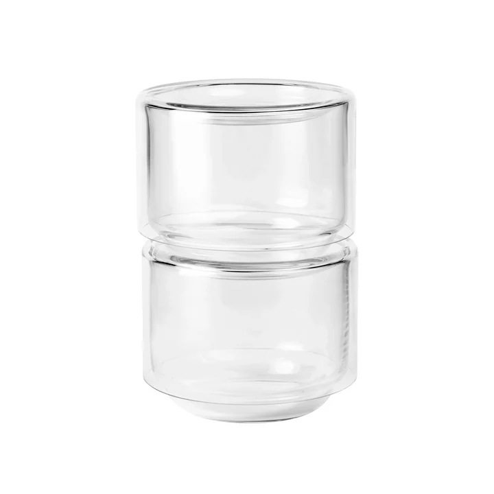 Broste Copenhagen - Sylvia Schale, Ø 21 x H 12 cm, clear