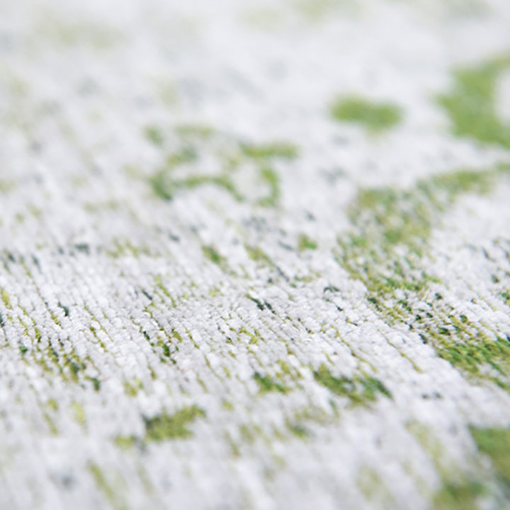 Vintage vloerkleed - Fading World Medaillon Groen