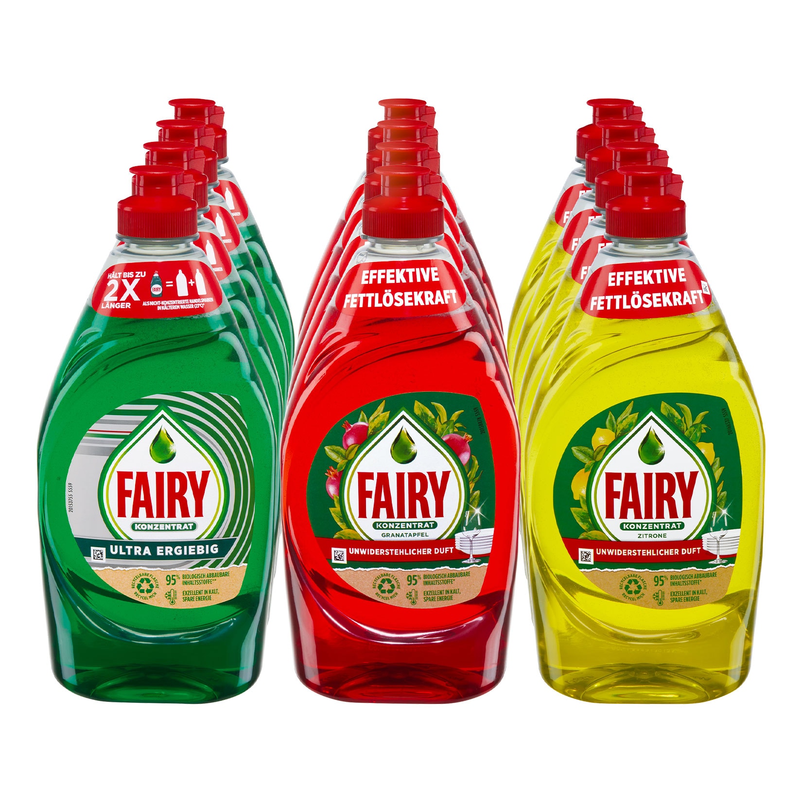 Fairy Handspülmittel 450 ml, verschiedene Sorten, 12er Pack