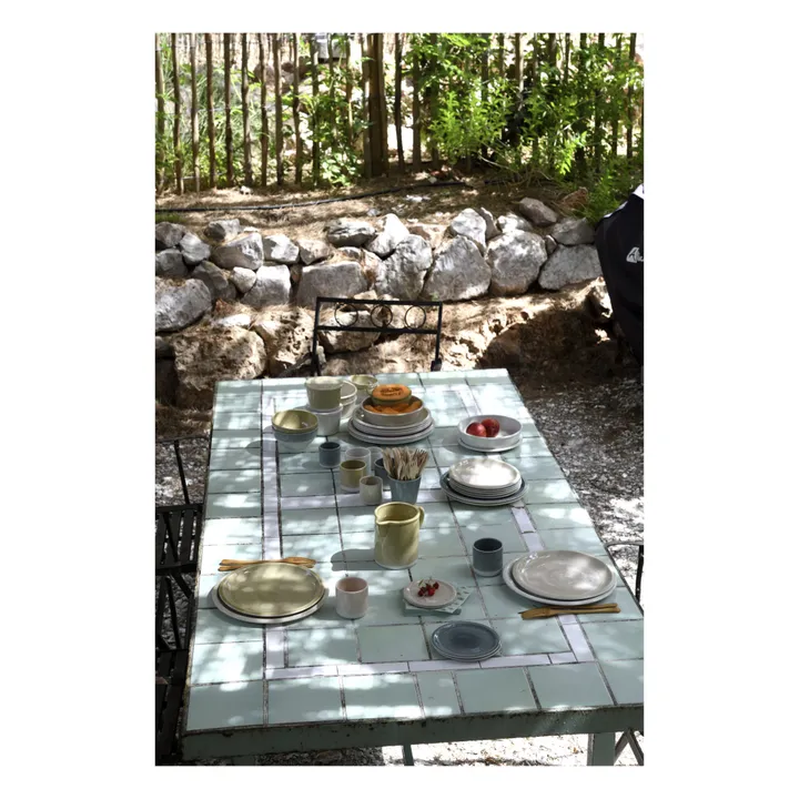 Jars Céramistes Assiette Cantine en céramique | Rose buvard