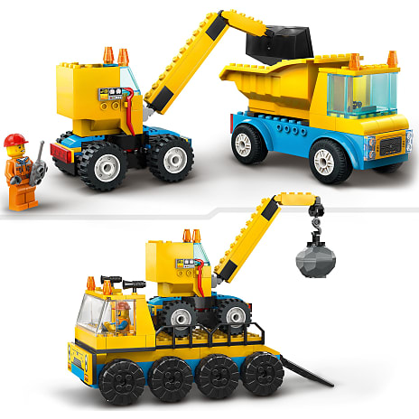 LEGO® City Entreprenørmaskiner og nedrivningskran 60391