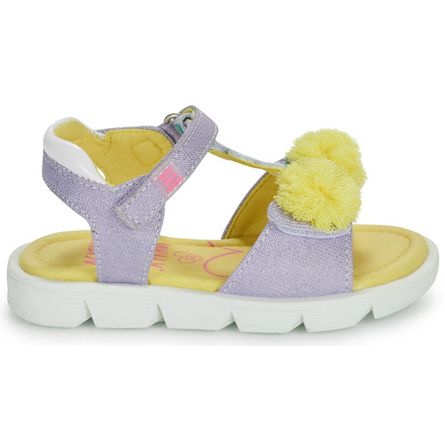 Agatha Ruiz de la Prada - SANDALIA CEREZAS - Violet / Jaune