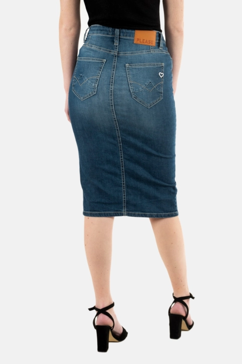 Jupe please g0fa 1670 blu denim