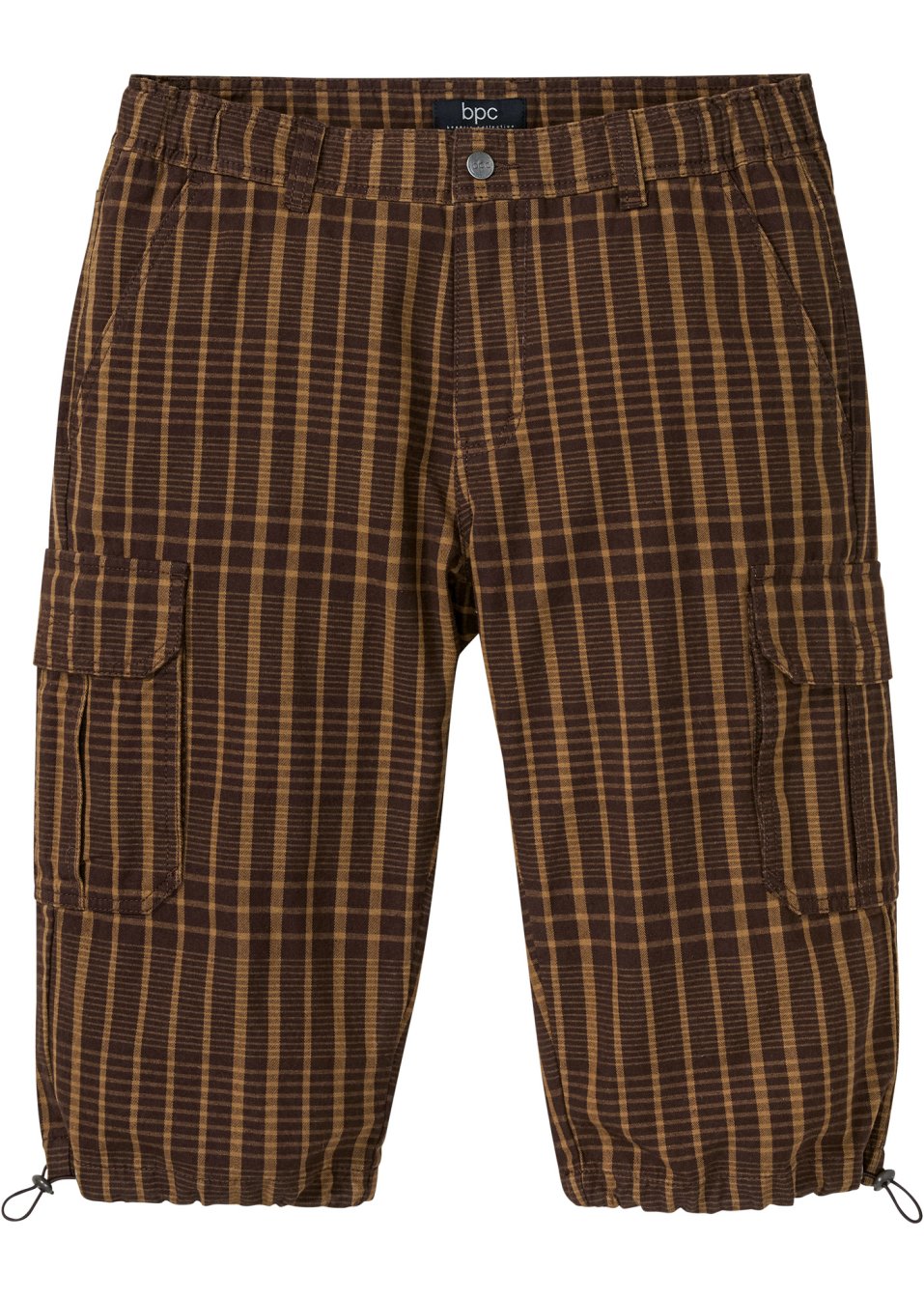 Bermuda long cargo confort pour le ventre, Regular Fit