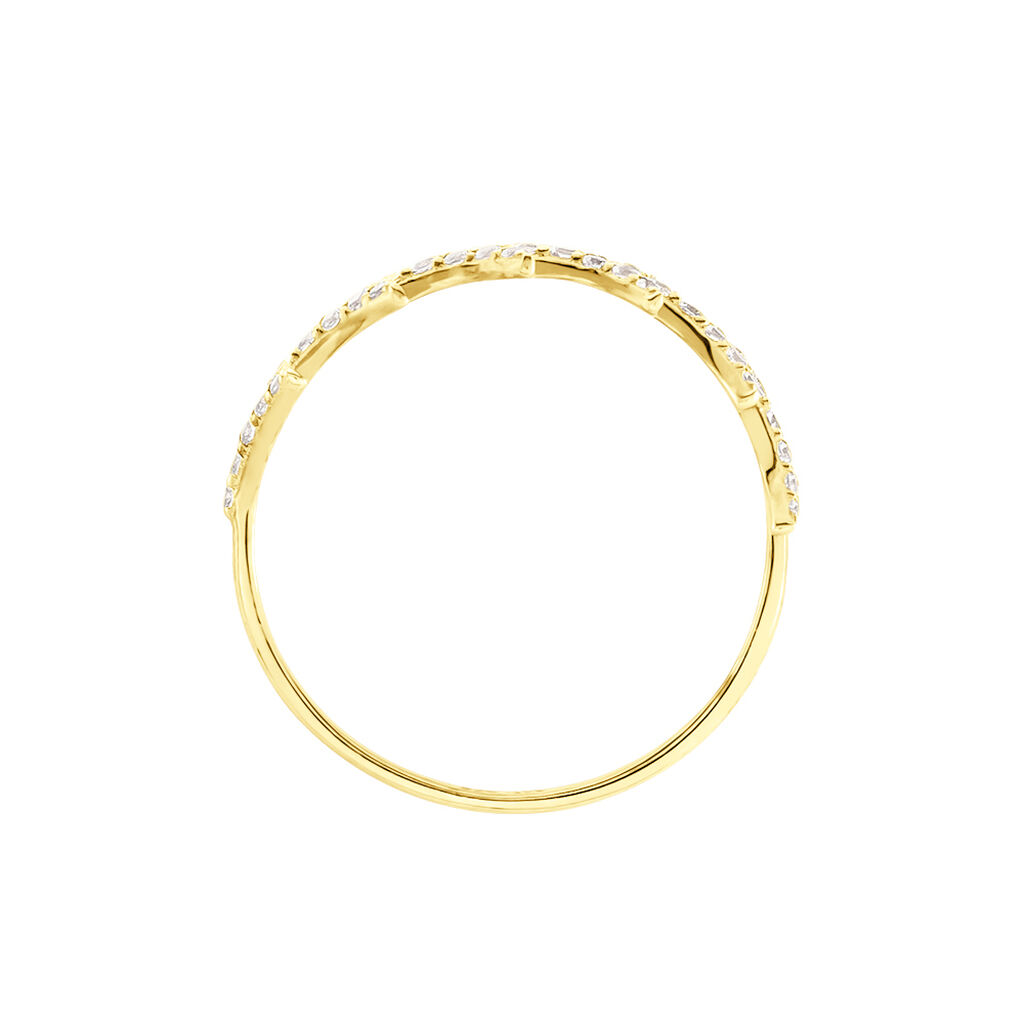 Bague Ligeia Or Jaune Oxyde De Zirconium