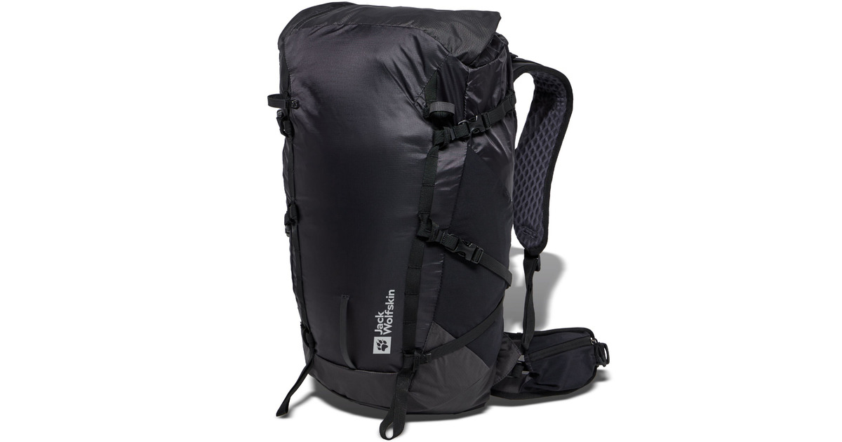 Jack Wolfskin3d Prelight Rise 35 rugzak  (Zwart, 35 liter)