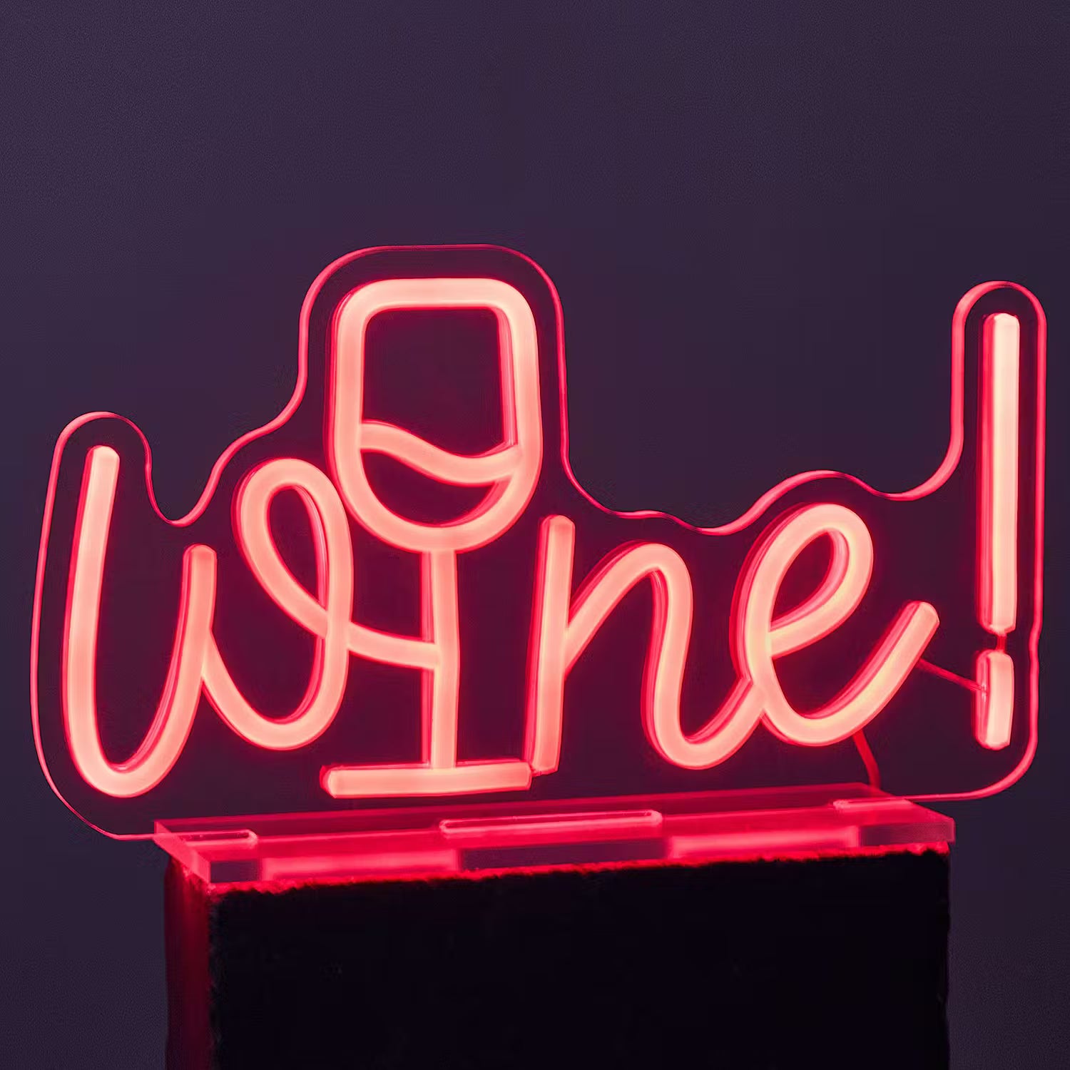 NEON VIBES LED-Leuchte Wine