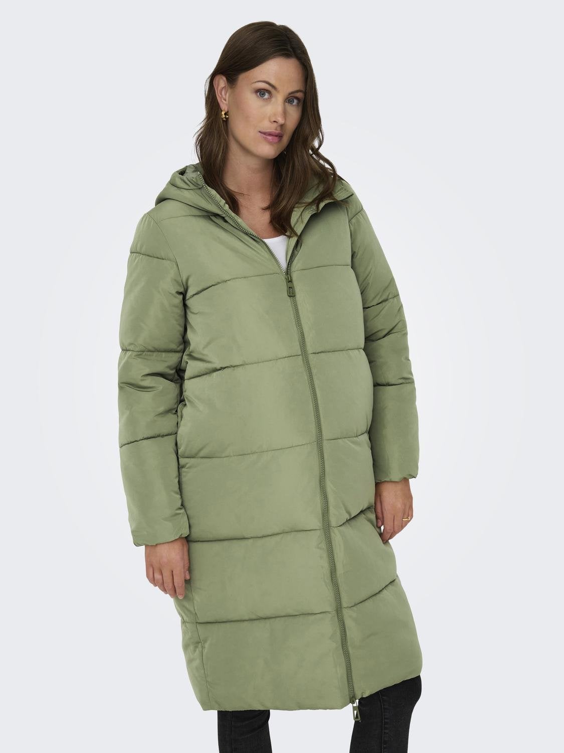 OLMABBIE Steppmantel Oil Green