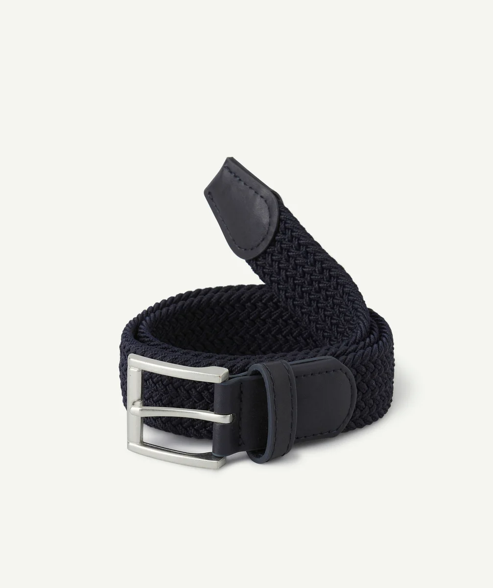 CEINTURE GARÇON BLEU MARINE TRESSÉE