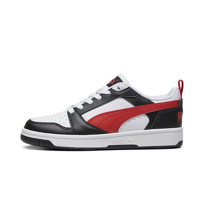 PUMA PUMA REBOUND V6 LO JR 393833 PUMA-WHITE-FOR-ALL-TIME-RED-PU