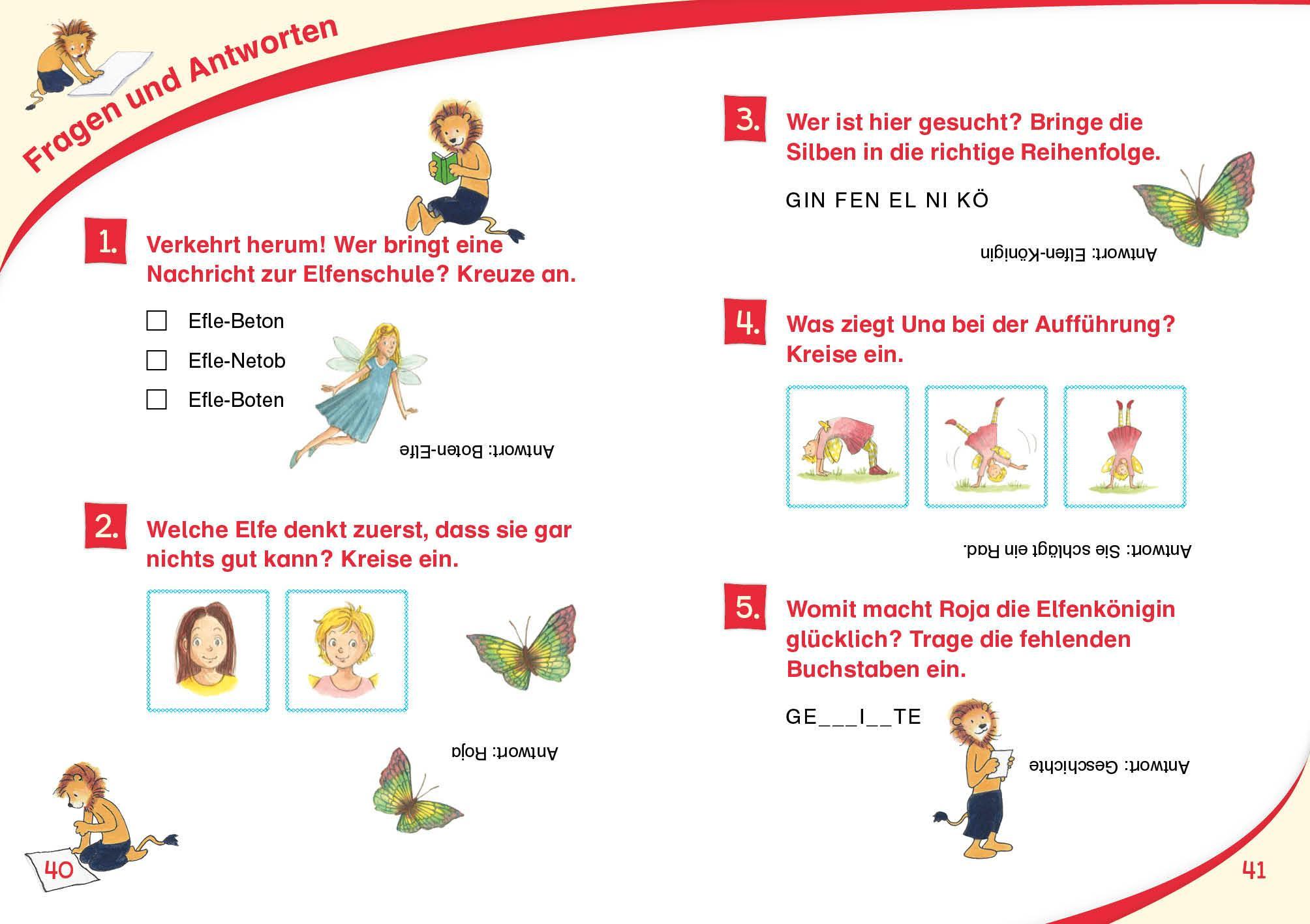 Leselöwen 1. Klasse - Ein großer Tag in der Elfenschule