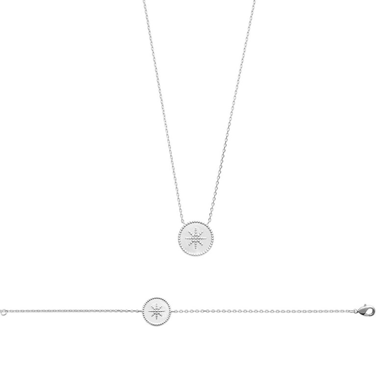 Collier Femme - Argent 925 - Longueur : 45 cm