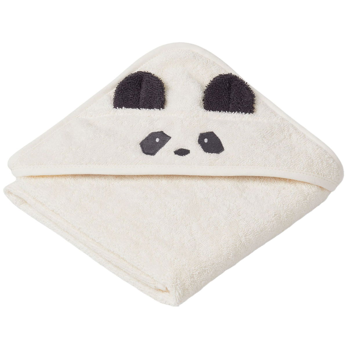 LIEWOODLIEWOOD   Albert Babyhandtuch mit Kapuze Panda creme de la creme