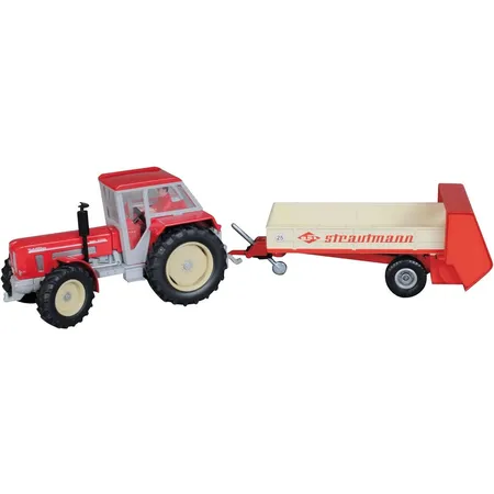 SIKU 7504 Schlüter Super 1250 V mit Dungstreuer, limitiertes Exclusivmodell, M 1:32