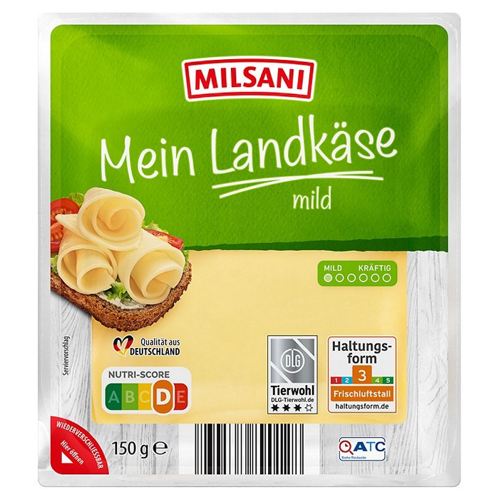MILSANI Mein Landkäse 150 g, Mild