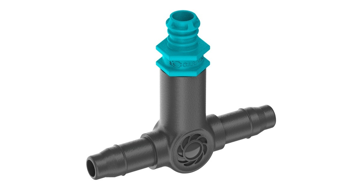 GARDENASeriedruppelaar 2 l/u druppelaar  (Zwart/turquoise, 10 Stuks)