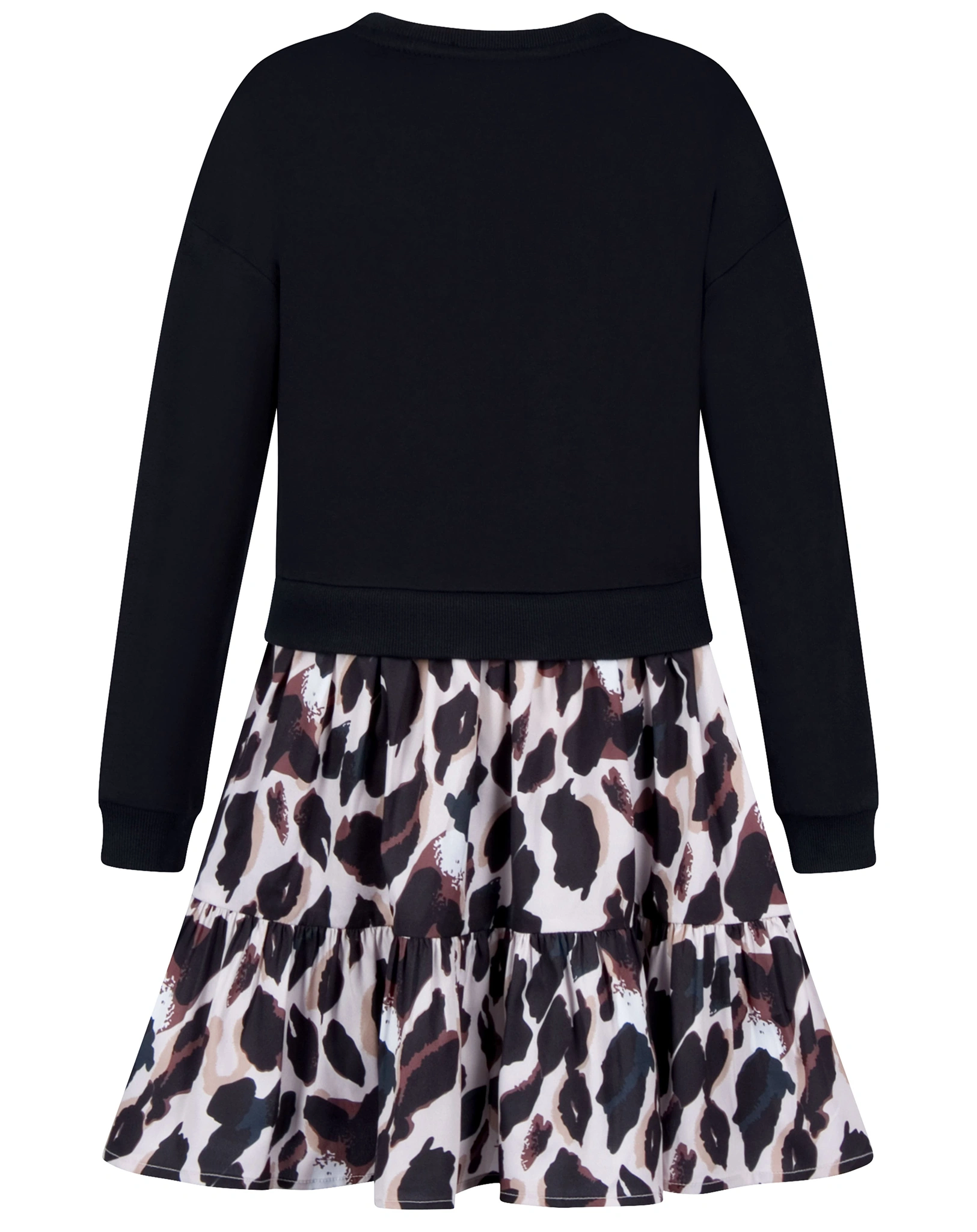 Sweatkleid PATTERN in black