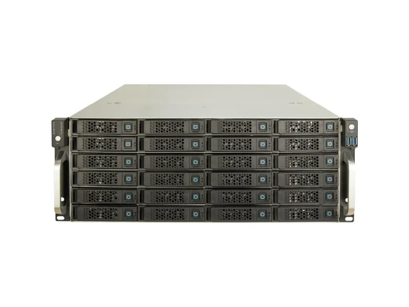 Inter-Tech IPC 4U-4724 - Rack-monterbar - 4U - SSI EEB - ingen strømforsyning (ATX) - USB