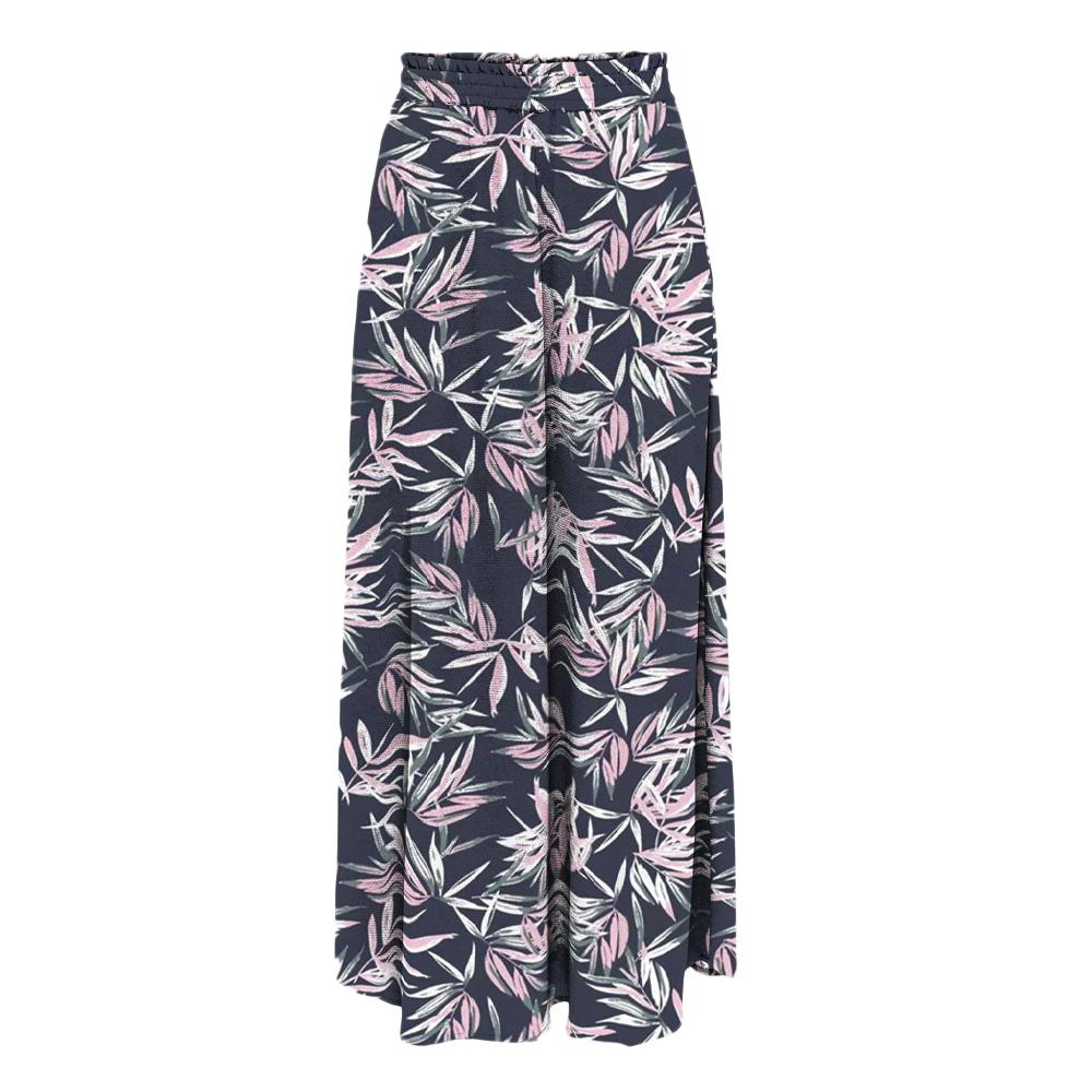 Only Jupe Marine/Rose à Motifs Femme Only Nova Life