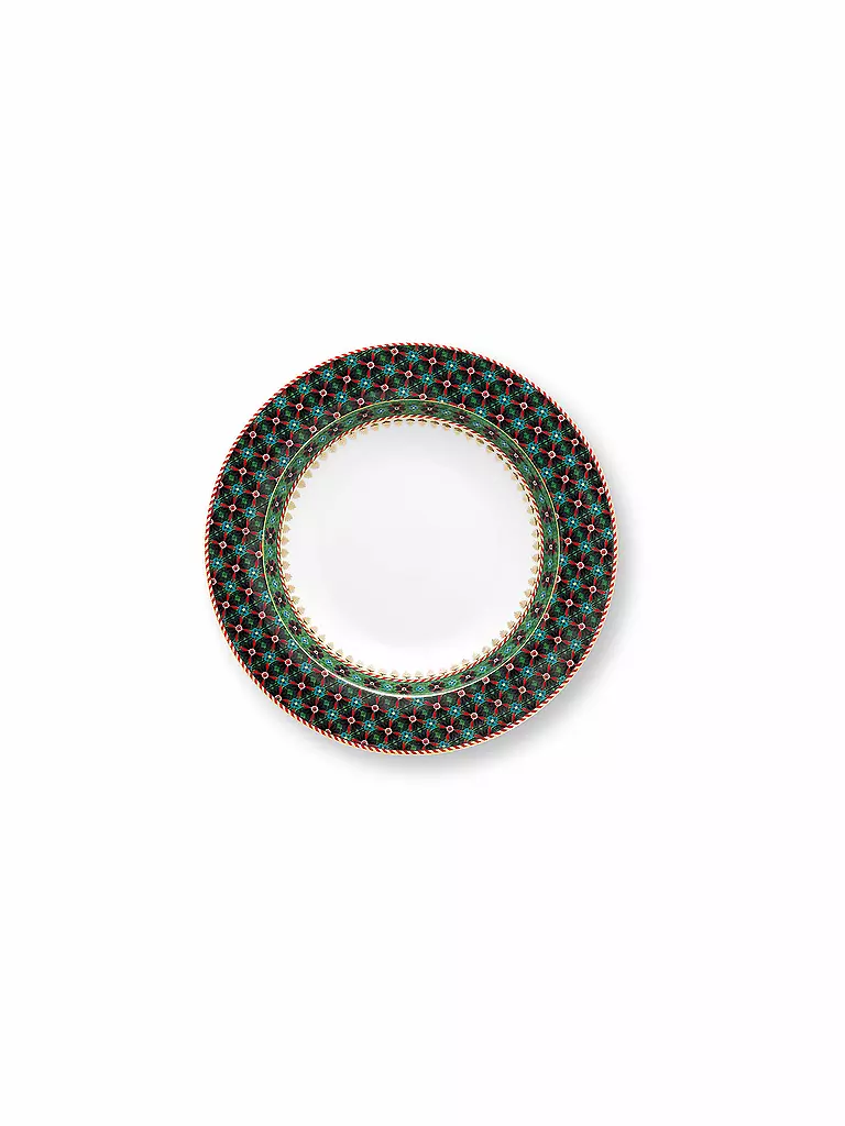 PIP STUDIO Suppenteller BERRY BLUES 21,5cm Clover Green dunkelgrün