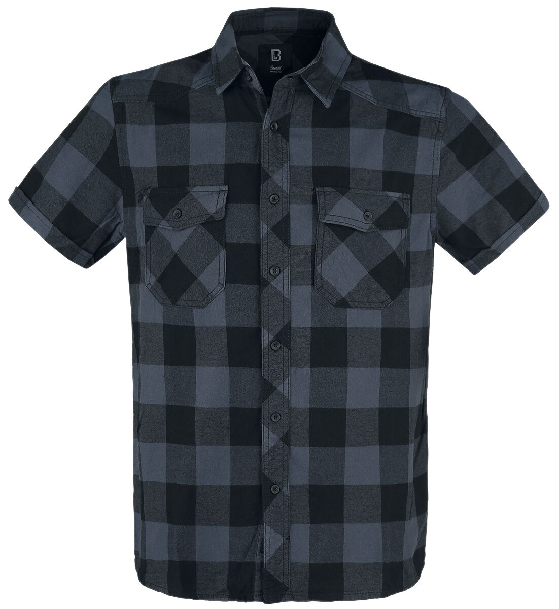 Chemise À Carreaux Manches Courtes | Brandit Chemise manches courtes