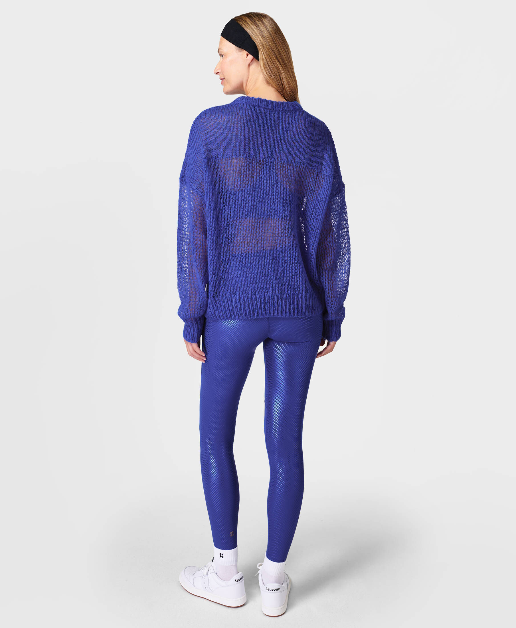 Sweaty Betty London| Damen Strickpullover mit Mohair und Wolle OPEN WAVE