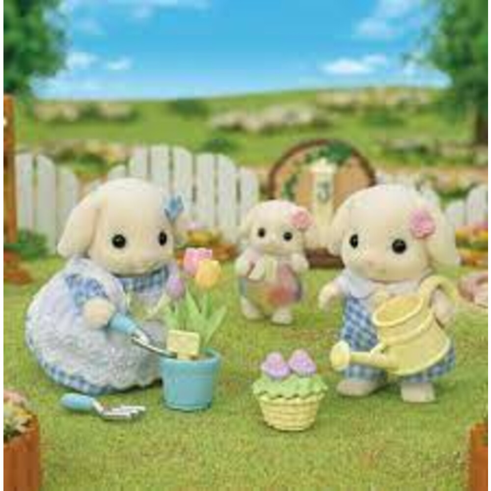 Sylvanian Families 5736 Tuinierenset Bloemen Hangoorkonijn Broer& Zus