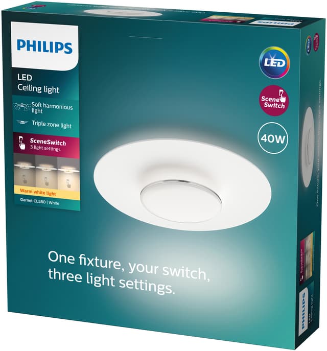 Philips Garnet loftslampe 40W