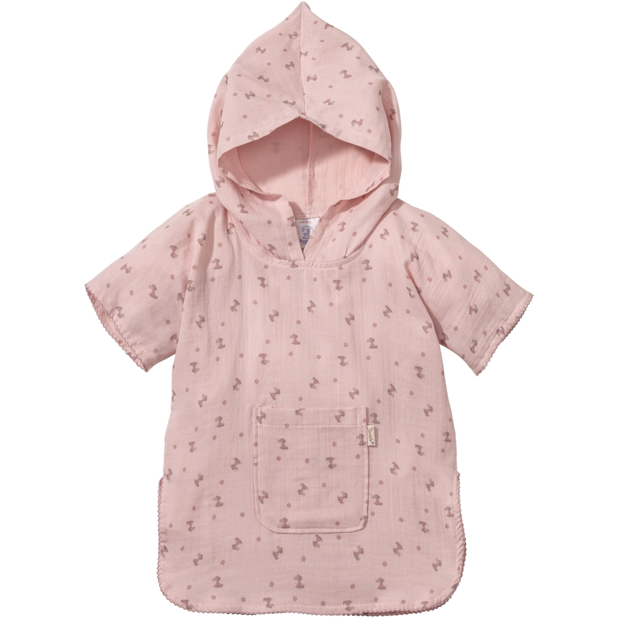 Sterntaler Badeponcho Emmi Girl Musselin zartrosa