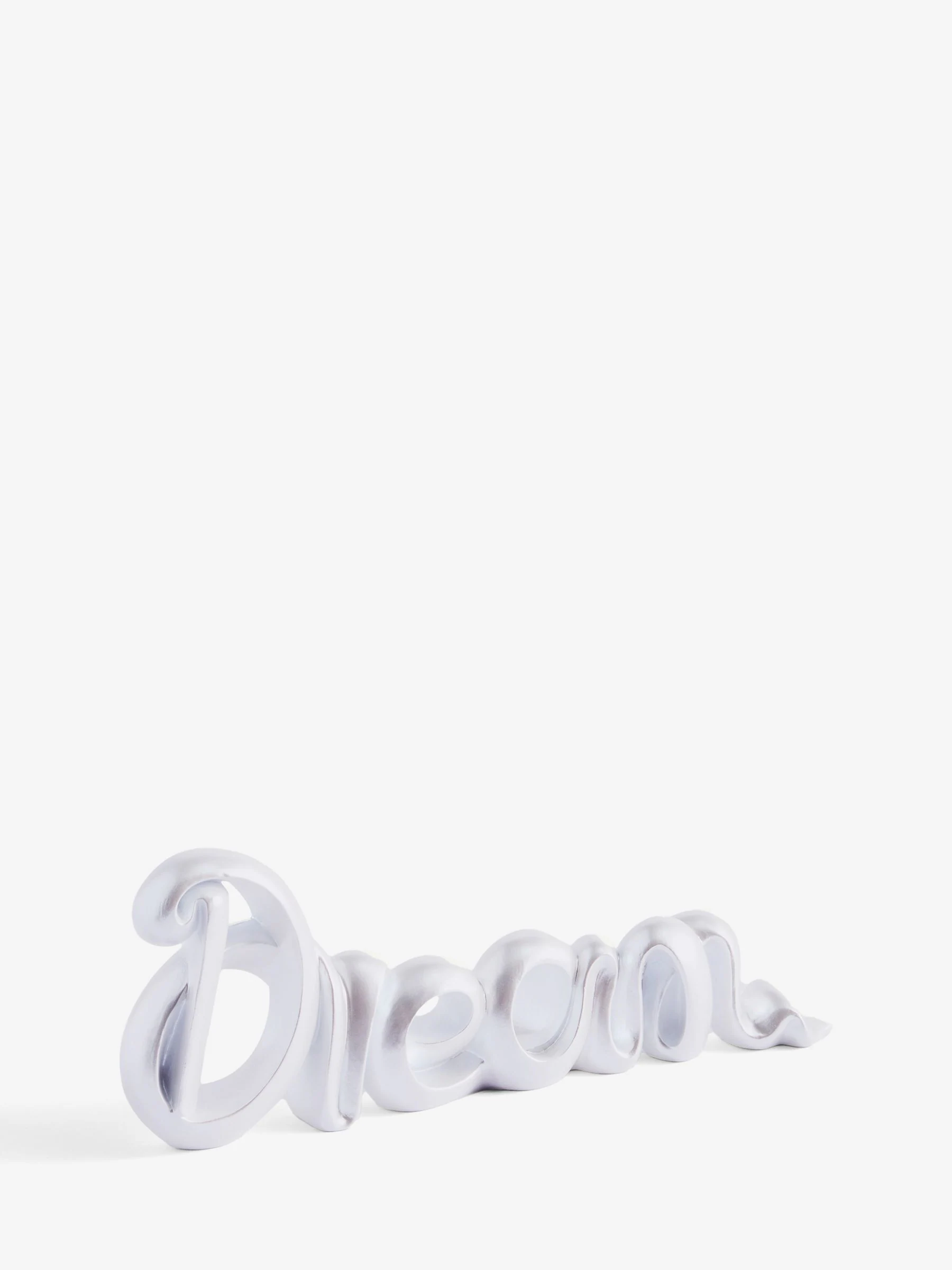 Lustre Dream Slogan Word Block Ornament