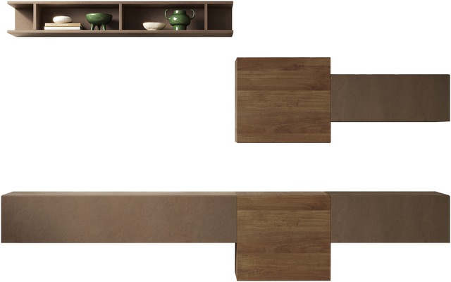 INOSIGN Wohnwand »Infinity, 6tlg. Breite 262 cm, Höhe variabel, Schrankwand, Anbauwand«