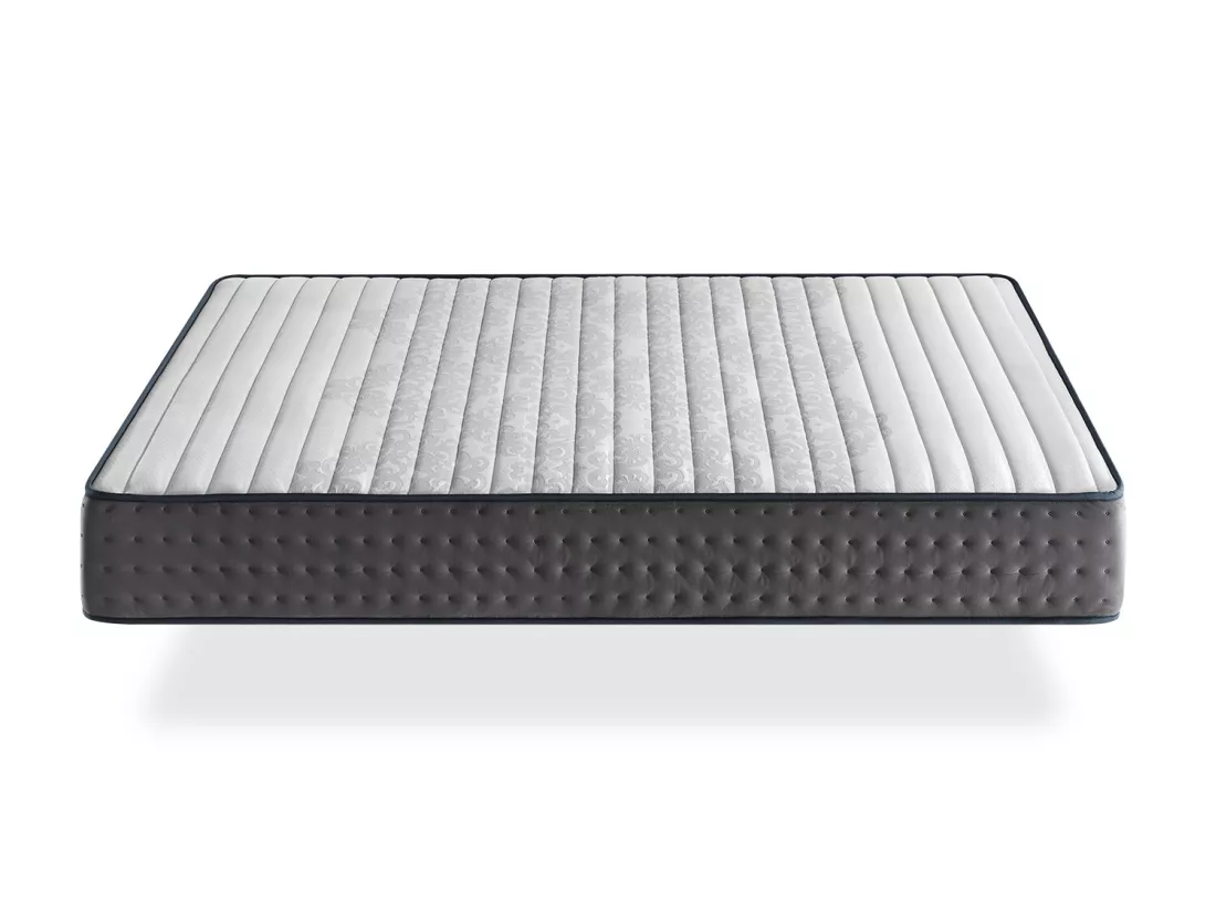 Matelas ressorts ensaches 140X200 PERLA SPRING, Epaisseur 25 CM, Multicouche, antistress, ergonomique et respirant. Fermete 3/5 Moyenne