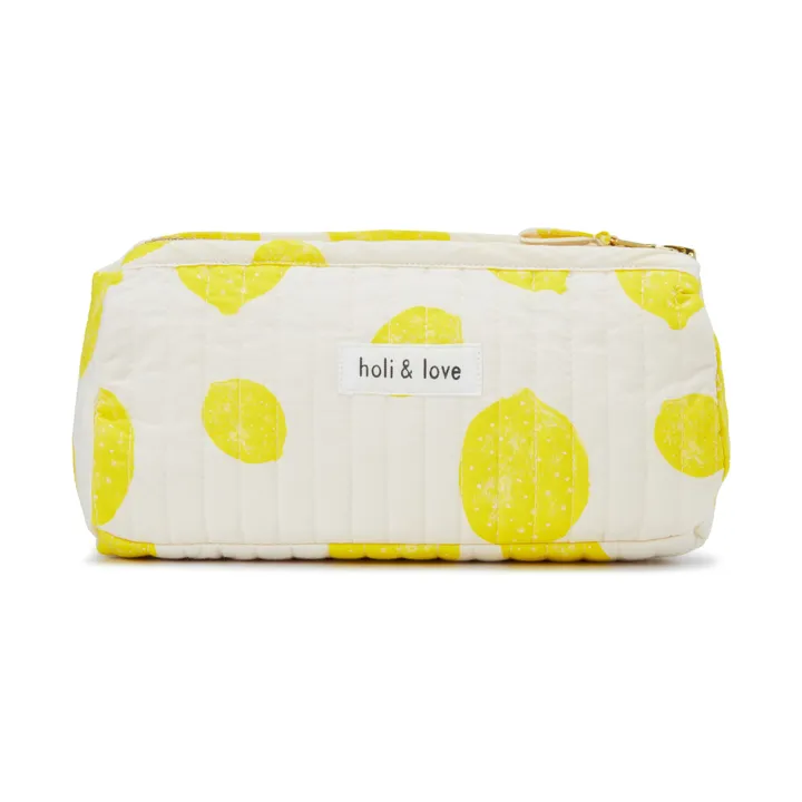 Holi & Love Trousse Citron Coton Bio | Jaune