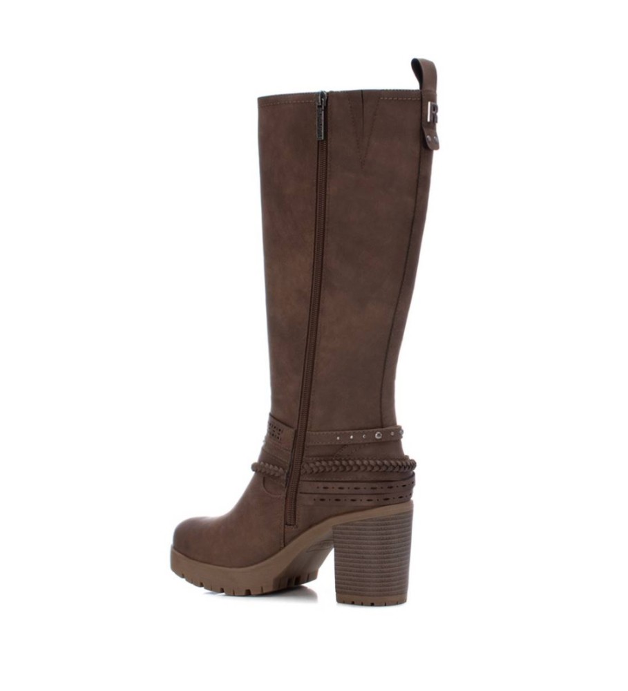 Botas Refresh 171491 marrom - Altura do salto 8cm -