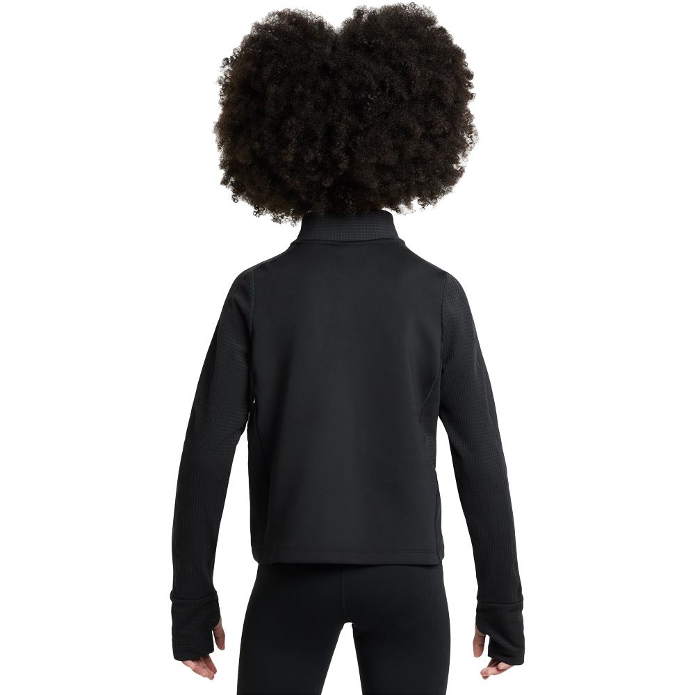 Nike Pro Therma Fit Longsleeve Kinder schwarz