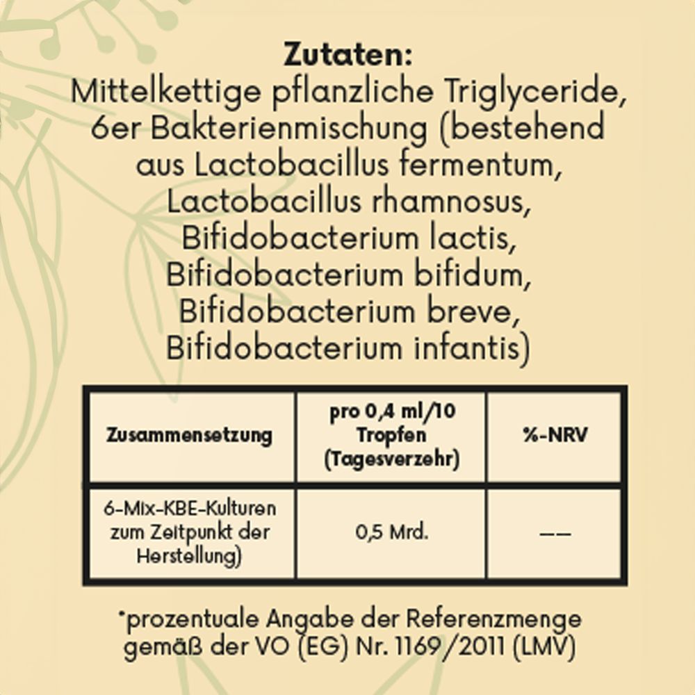 BONAVAL Lacti & Bacti 20 ml - Probiotische Basiskulturen um Darmflora und Immunsystem aufzubauen
