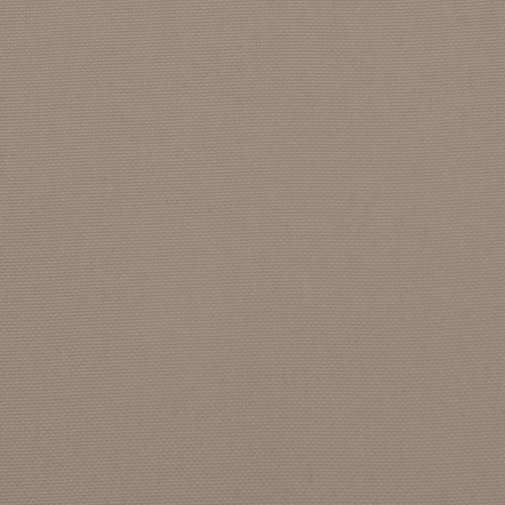 Coussins de banc de jardin 2 pcs taupe 100x50x7 cm tissu oxford