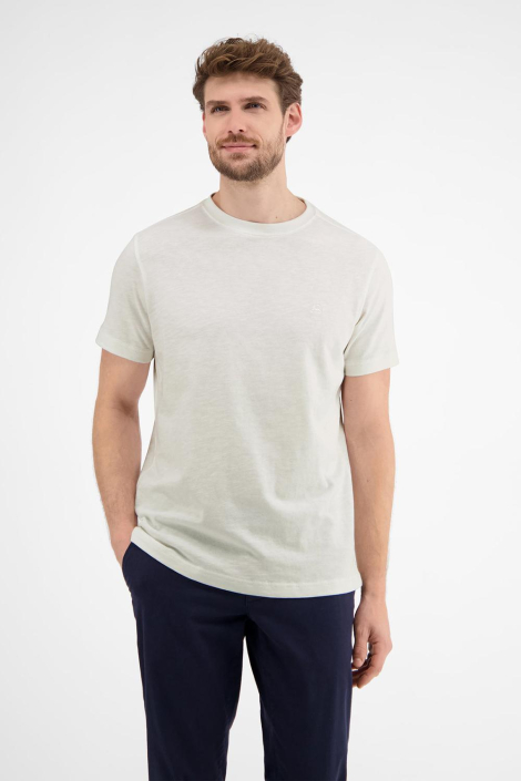 Lerros witte heren t-shirt