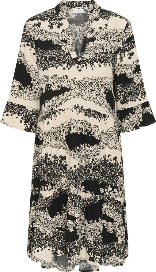 Saint Tropez EdaSZ Dress Black wavy flowers