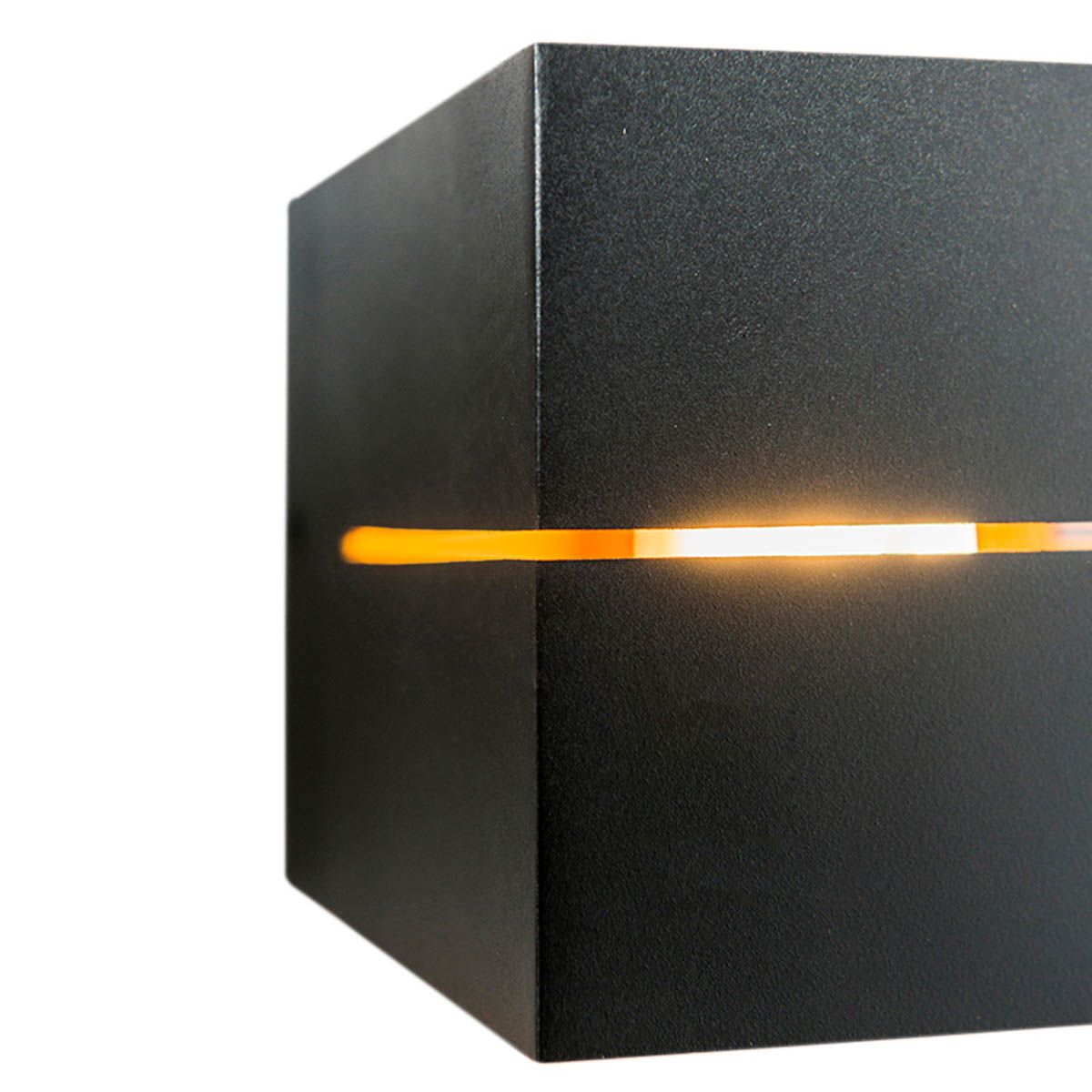 Set van 4 smart wandlampen zwart met goud 9,7 cm incl. Wifi G9 - Transfer Groove