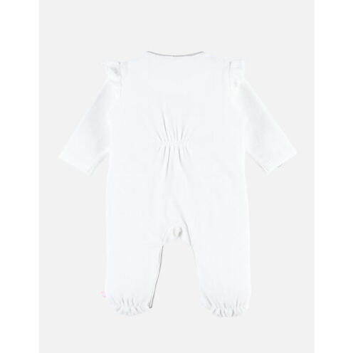 Babou & Kendi Pyjama Kendi velours écru 6 mois - NOUKIE 'S
