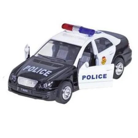 goki Polizei und Feuerwehr mit Sirene + Licht, L= 15 cm sortiert