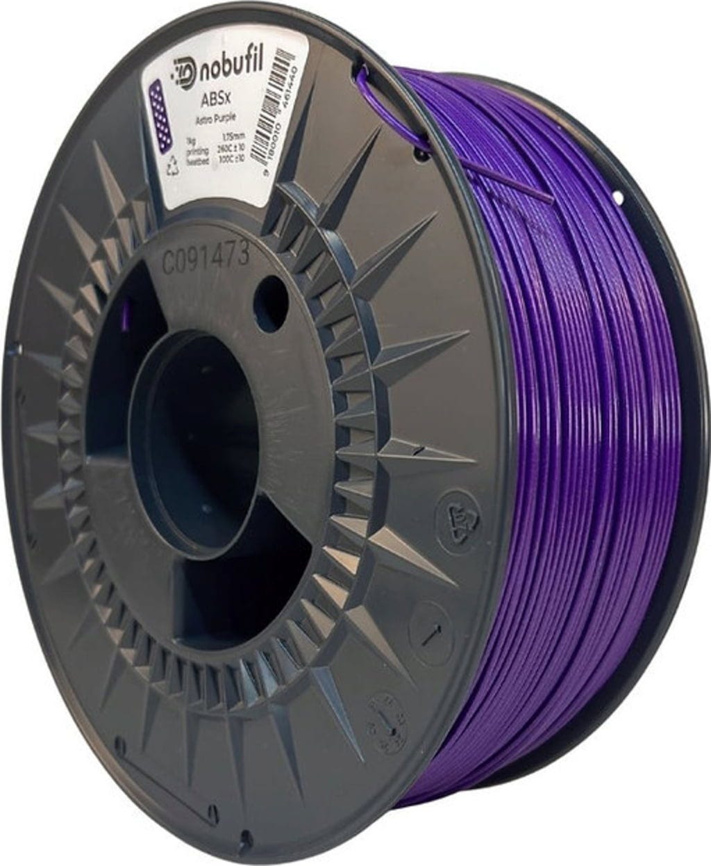 Nobufil  ABSx Astro Purple, 1,75 mm / 1000 g    ABS Filament aus recycelten Kunststoffen in Astro Purple