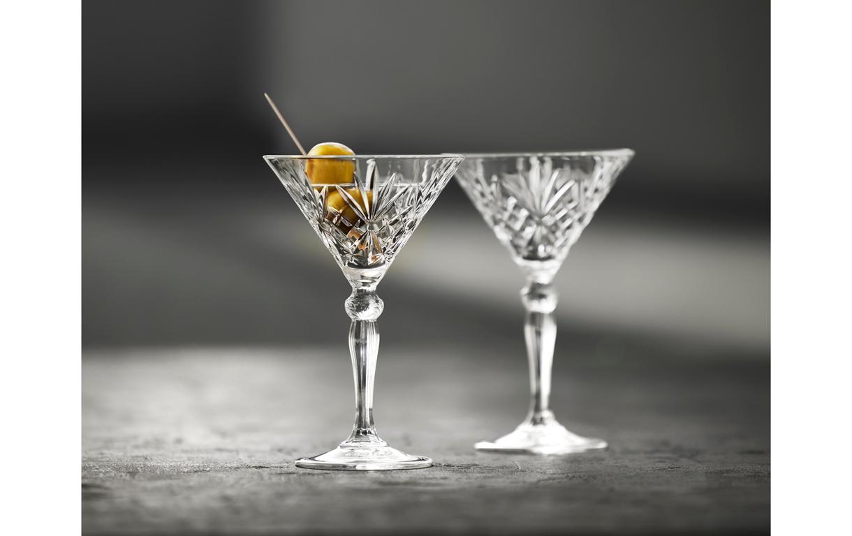 Cocktailglas Melodia 4 Stück, 21 clCocktailglas aus ultraklarem Kristallglas