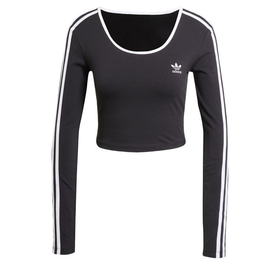 Adidas Original T-shirt court manches longues Adicolor 3 bandes