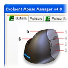 EVOLUENT Maus Vertical Mouse 4 LH
